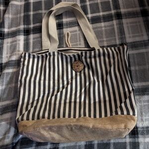 Black and White Tote Bag